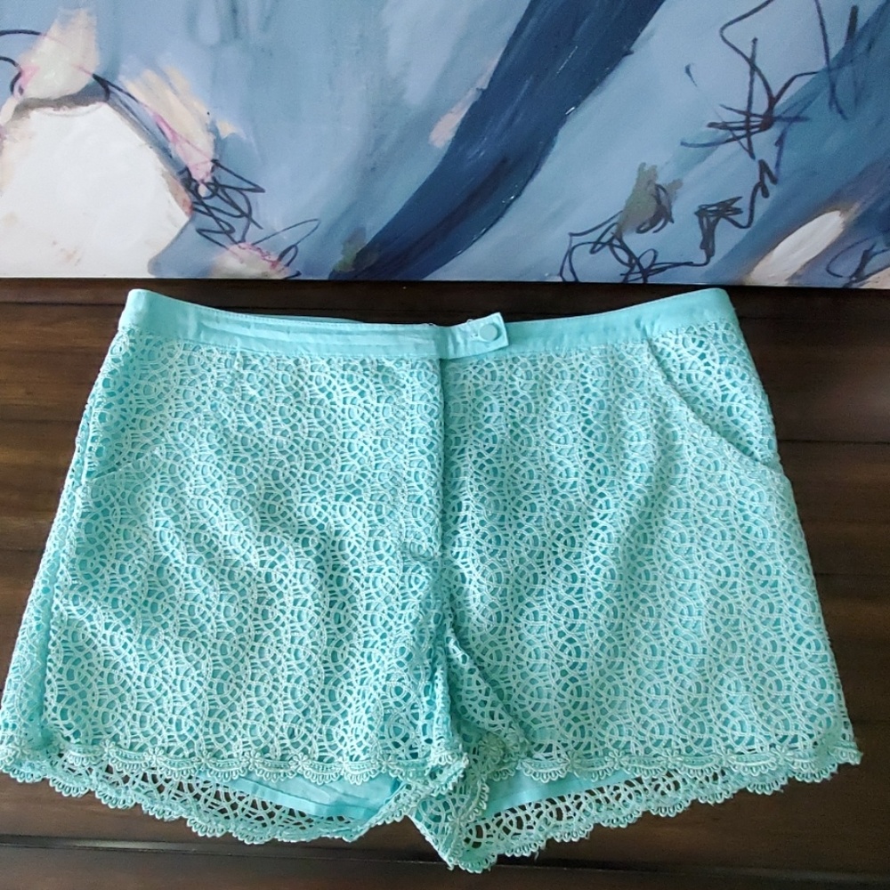Flirty Turquoise Shorts